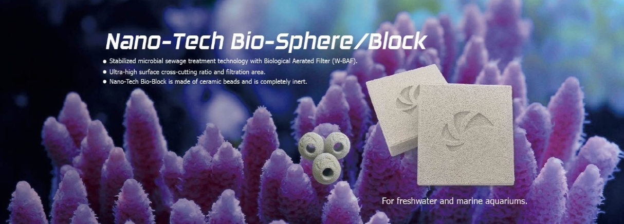 Nano Tech Bio sphere - ceramic filtration media, 1kg (2.400